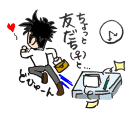 Hiroshi's custom work life sticker #2579668