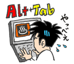 Hiroshi's custom work life sticker #2579670