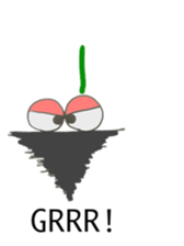 Bagworm chan English version of market sticker #2579812