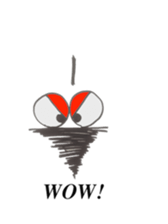 Bagworm chan English version of market sticker #2579824