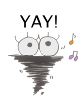 Bagworm chan English version of market sticker #2579839