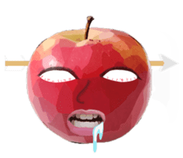Disgusting fruits sticker #2579990
