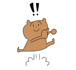 Bear's sticker drawn when a desperate sticker #2580657