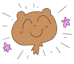 Bear's sticker drawn when a desperate sticker #2580661