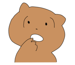 Bear's sticker drawn when a desperate sticker #2580667