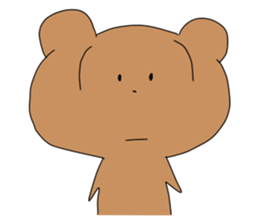 Bear's sticker drawn when a desperate sticker #2580674