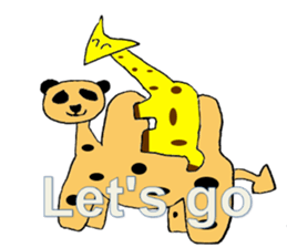 mixed animals sticker #2581048