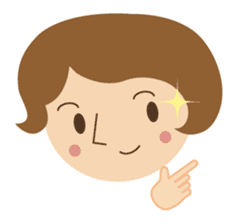 Short bob haircuts woman sticker #2581416