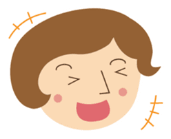 Short bob haircuts woman sticker #2581417