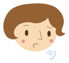 Short bob haircuts woman sticker #2581426