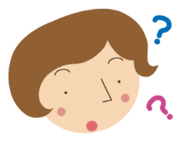 Short bob haircuts woman sticker #2581432
