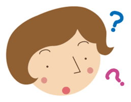 Short bob haircuts woman sticker #2581432