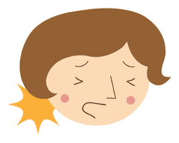 Short bob haircuts woman sticker #2581435