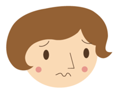 Short bob haircuts woman sticker #2581438