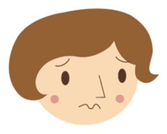 Short bob haircuts woman sticker #2581438