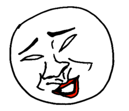 The face man sticker #2581491