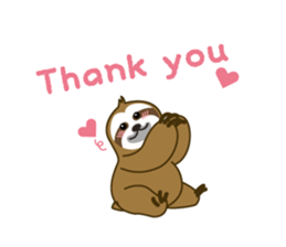 sloth kid's "non" English version sticker #2581807