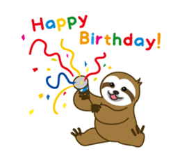 sloth kid's "non" English version sticker #2581811