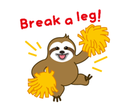 sloth kid's "non" English version sticker #2581812