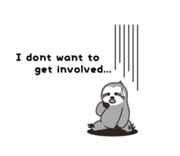 sloth kid's "non" English version sticker #2581813