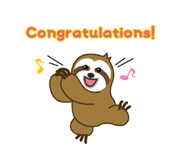 sloth kid's "non" English version sticker #2581816