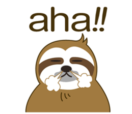 sloth kid's "non" English version sticker #2581817