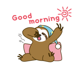 sloth kid's "non" English version sticker #2581825