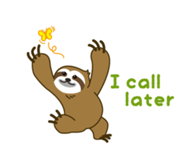 sloth kid's "non" English version sticker #2581828