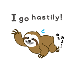 sloth kid's "non" English version sticker #2581830