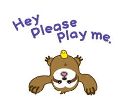 sloth kid's "non" English version sticker #2581831