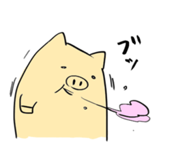 Temochi Butasan sticker #2581939