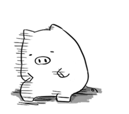 Temochi Butasan sticker #2581940