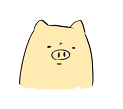 Temochi Butasan sticker #2581941