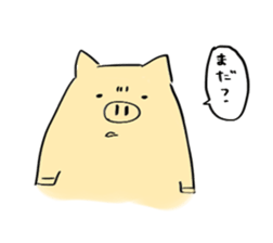 Temochi Butasan sticker #2581942