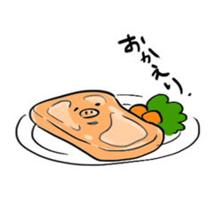 Temochi Butasan sticker #2581946