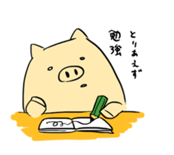 Temochi Butasan sticker #2581947