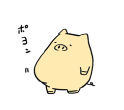 Temochi Butasan sticker #2581964