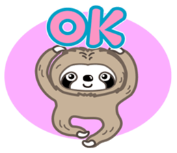 Hi, I'm a  sloth sticker #2582847