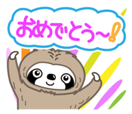 Hi, I'm a  sloth sticker #2582856