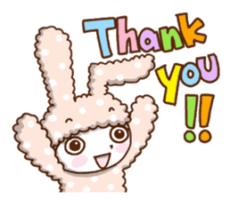 A lovely rabbit. sticker #2583208