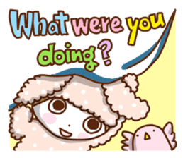 A lovely rabbit. sticker #2583214