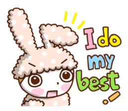 A lovely rabbit. sticker #2583218