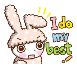 A lovely rabbit. sticker #2583218