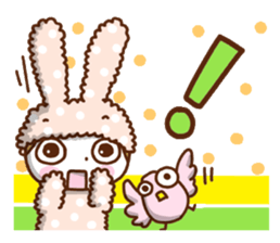 A lovely rabbit. sticker #2583219