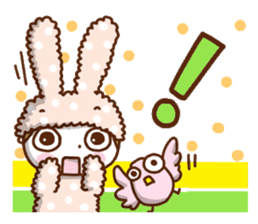 A lovely rabbit. sticker #2583219