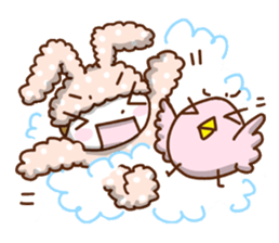 A lovely rabbit. sticker #2583222