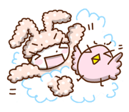 A lovely rabbit. sticker #2583222