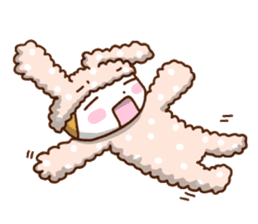 A lovely rabbit. sticker #2583224