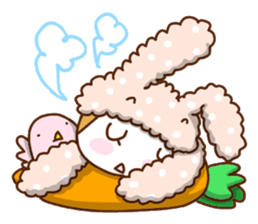 A lovely rabbit. sticker #2583225