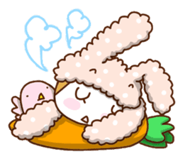 A lovely rabbit. sticker #2583225